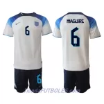 Conjunto Inglaterra Harry Maguire 6 Niño Primera Mundial 2022