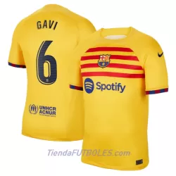 Camiseta Fc Barcelona Gavi 6 Cuarta Hombre 2022/23 Camiseta Fc Barcelona Gavi 6 Cuarta Hombre 2022/23