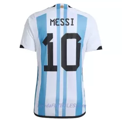 Conjunto Argentina 3 Star MESSI 10 Niño Primera Mundial 2022