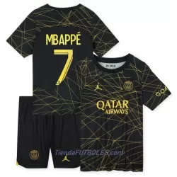 Conjunto Paris Saint-Germain Mbappé 7 Cuarta Niño 2022/23 Conjunto Paris Saint-Germain Mbappé 7 Cuarta Niño 2022/23
