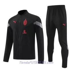 AC Milan Conjunto De Chaqueta De Entrenamiento Hombre 2022 Negra AC Milan Conjunto De Chaqueta De Entrenamiento Hombre 2022 Negra