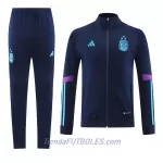 Argentina 3 Stars Royal Conjunto De Chaqueta De Entrenamiento Hombre 2022 Azul