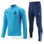 Argentina 3 Stars Sudadera De Entrenamiento Hombre Cremallera Cuarto 2022/23 Azul
