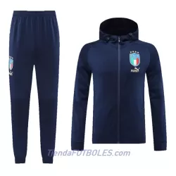 Italia Chaqueta De Entrenamiento Con Capucha Hombre 2022/23 Navy Italia Chaqueta De Entrenamiento Con Capucha Hombre 2022/23 Navy