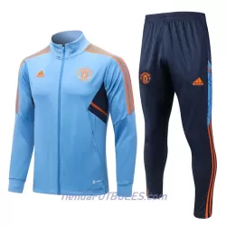 Manchester United Chándal De Entrenamiento Hombre 2022/23 Azul Claro Manchester United Chándal De Entrenamiento Hombre 2022/23 Azul Claro
