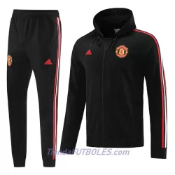 Manchester United Chaqueta De Entrenamiento Con Capucha Hombre 2022/23 Negra Manchester United Chaqueta De Entrenamiento Con Capucha Hombre 2022/23 Negra