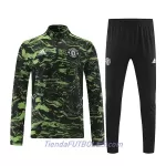 Manchester United Sudadera De Entrenamiento Hombre Cremallera Cuarto 2022/23 Verde Negro