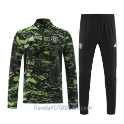 Manchester United Sudadera De Entrenamiento Hombre Cremallera Cuarto 2022/23 Verde Negro Manchester United Sudadera De Entrenamiento Hombre Cremallera Cuarto 2022/23 Verde Negro