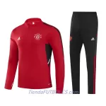 Manchester United Sudadera De Entrenamiento Niño Cremallera Cuarto 2022/23 Roja