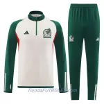 México Sudadera De Entrenamiento Hombre Cremallera Cuarto 2022 Verde