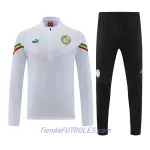 Senegal Sudadera De Entrenamiento Hombre Cremallera Cuarto 2022/23 Blanca