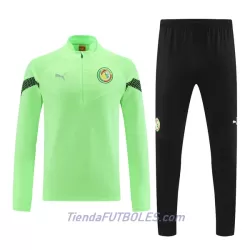 Senegal Sudadera De Entrenamiento Hombre Cremallera Cuarto 2022/23 Verde