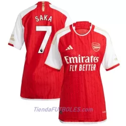 Camiseta Arsenal Saka 7 Mujer Primera 23/24 Camiseta Arsenal Saka 7 Mujer Primera 23/24