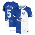 Camiseta Atlético Madrid R. De Paul 5 Hombre Segunda 23/24