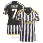 Camiseta Juventus Chiesa 7 Mujer Primera 23/24