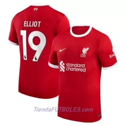 Camiseta Liverpool Elliot 19 Hombre Primera 23/24 Camiseta Liverpool Elliot 19 Hombre Primera 23/24