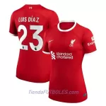 Camiseta Liverpool Luis Díaz 23 Mujer Primera 23/24