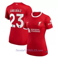 Camiseta Liverpool Luis Díaz 23 Mujer Primera 23/24 Camiseta Liverpool Luis Díaz 23 Mujer Primera 23/24