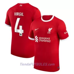 Camiseta Liverpool Virgil 4 Hombre Primera 23/24 Camiseta Liverpool Virgil 4 Hombre Primera 23/24