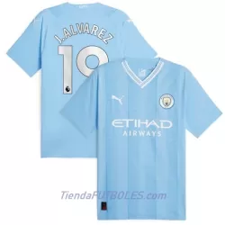 Camiseta Manchester City J. Alvarez 19 Hombre Primera 23/24 Camiseta Manchester City J. Alvarez 19 Hombre Primera 23/24