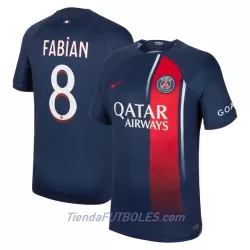 Camiseta Paris Saint-Germain Fabian 8 Hombre Primera 23/24 Camiseta Paris Saint-Germain Fabian 8 Hombre Primera 23/24