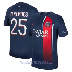 Camiseta Paris Saint-Germain N.Mendes 25 Hombre Primera 23/24 Camiseta Paris Saint-Germain N.Mendes 25 Hombre Primera 23/24