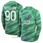 Camiseta Portero Paris Saint-Germain Letellier 90 Hombre Primera 23/24 Manga Larga