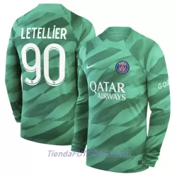 Camiseta Portero Paris Saint-Germain Letellier 90 Hombre Primera 23/24 Manga Larga Camiseta Portero Paris Saint-Germain Letellier 90 Hombre Primera 23/24 Manga Larga