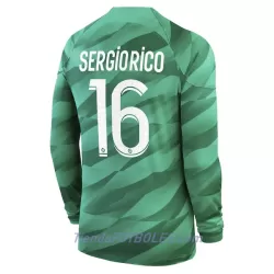 Camiseta Portero Paris Saint-Germain Sergio Rico 16 Hombre Primera 23/24 Manga Larga