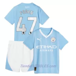 Conjunto Manchester City Foden 47 Niño Primera 23/24 Conjunto Manchester City Foden 47 Niño Primera 23/24