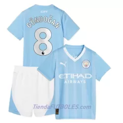 Conjunto Manchester City Gundogan 8 Niño Primera 23/24 Conjunto Manchester City Gundogan 8 Niño Primera 23/24
