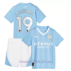 Conjunto Manchester City J. Alvarez 19 Niño Primera 23/24 Conjunto Manchester City J. Alvarez 19 Niño Primera 23/24
