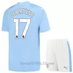 Conjunto Manchester City K. De Bruyne 17 Niño Primera 23/24