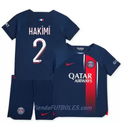 Conjunto Paris Saint-Germain Hakimi 2 Niño Primera 23/24 Conjunto Paris Saint-Germain Hakimi 2 Niño Primera 23/24