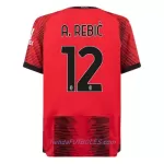 Camiseta AC Milan A. Rebic 12 Hombre Primera 23/24
