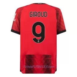 Camiseta AC Milan Giroud 9 Hombre Primera 23/24 Camiseta AC Milan Giroud 9 Hombre Primera 23/24