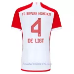 Camiseta FC Bayern de Múnich De Ligt 4 Hombre Primera 23/24