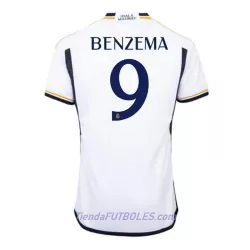 Camiseta Real Madrid Benzema 9 Hombre Primera 23/24 Camiseta Real Madrid Benzema 9 Hombre Primera 23/24