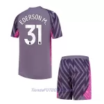 Conjunto Portero Manchester City Ederson Niño Segunda 23/24
