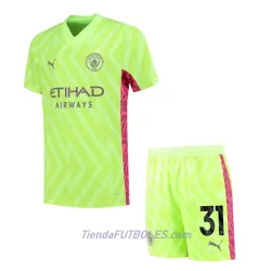 Conjunto Portero Manchester City Ederson Niño Tercera 23/24