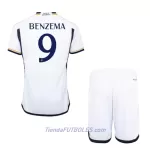 Conjunto Real Madrid Benzema 9 Niño Primera 23/24