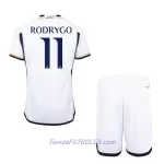 Conjunto Real Madrid Rodrygo 11 Niño Primera 23/24