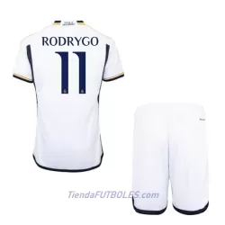 Conjunto Real Madrid Rodrygo 11 Niño Primera 23/24 Conjunto Real Madrid Rodrygo 11 Niño Primera 23/24