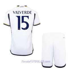 Conjunto Real Madrid Valverde 15 Niño Primera 23/24 Conjunto Real Madrid Valverde 15 Niño Primera 23/24