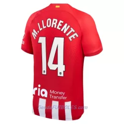 Camiseta Atlético Madrid M. Llorente 14 Hombre Primera 23/24