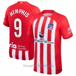 Camiseta Atlético Madrid Memphis 9 Hombre Primera 23/24 Camiseta Atlético Madrid Memphis 9 Hombre Primera 23/24