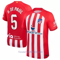 Camiseta Atlético Madrid R. De Paul 5 Hombre Primera 23/24 Camiseta Atlético Madrid R. De Paul 5 Hombre Primera 23/24