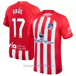 Camiseta Atlético Madrid Saul 17 Hombre Primera 23/24 Camiseta Atlético Madrid Saul 17 Hombre Primera 23/24