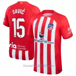 Camiseta Atlético Madrid Savic 15 Hombre Primera 23/24 Camiseta Atlético Madrid Savic 15 Hombre Primera 23/24