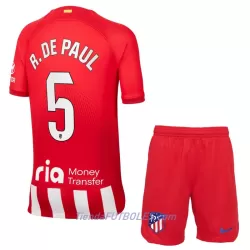 Conjunto Atlético Madrid R. De Paul 5 Niño Primera 23/24 Conjunto Atlético Madrid R. De Paul 5 Niño Primera 23/24